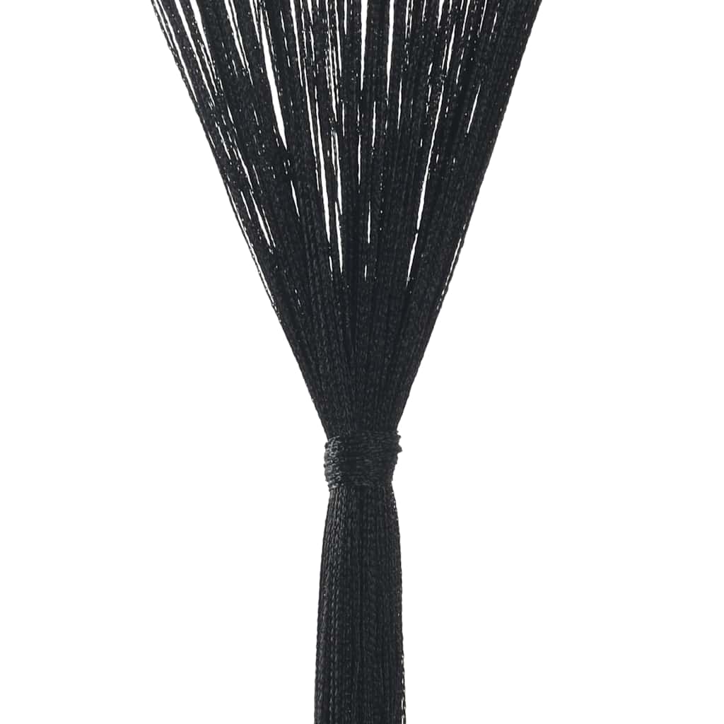 2 Pz Tende a Fili 100x250 cm Nere
