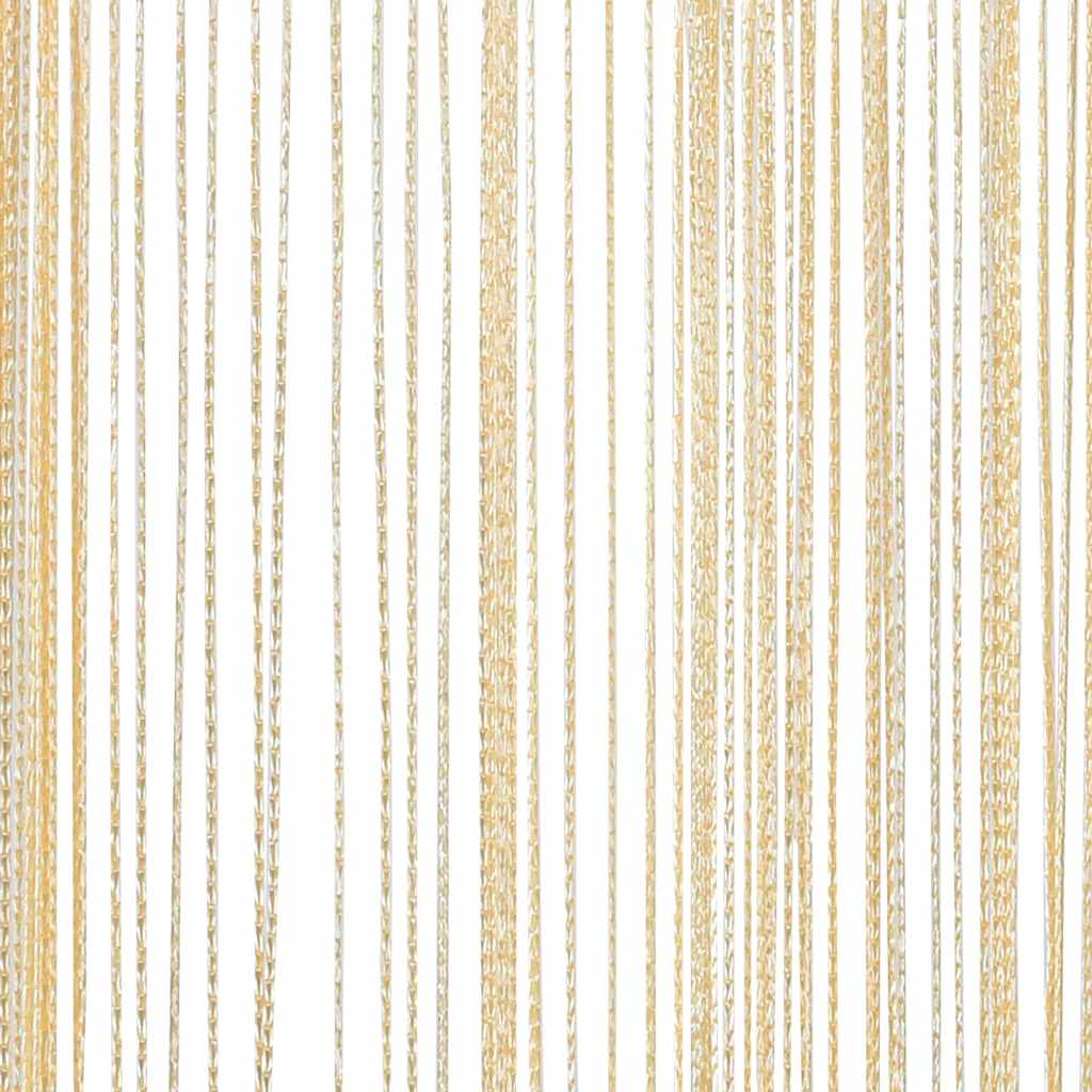 2 Pz Tende a Fili 140x250 cm Crema