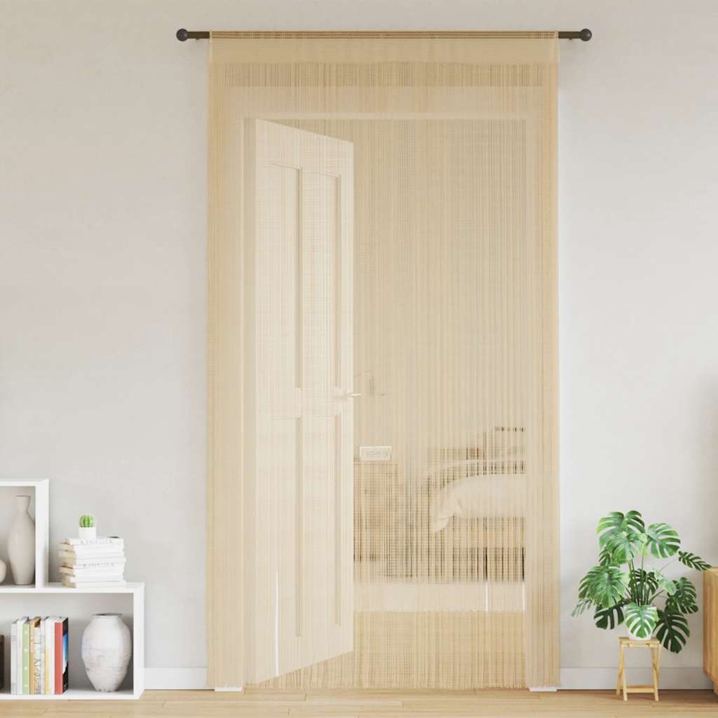 2 Pz Tende a Fili 100x250 cm Beige