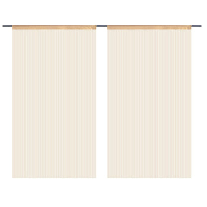 2 Pz Tende a Fili 140x250 cm Beige