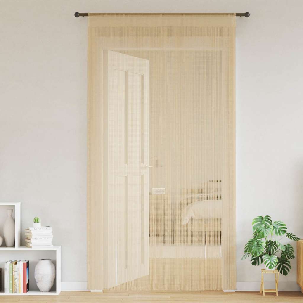 2 Pz Tende a Fili 140x250 cm Beige