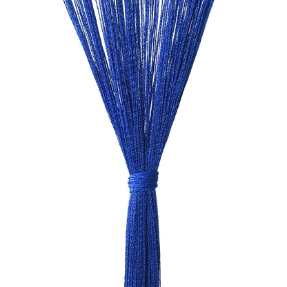 Tende a Filo 2 pz 100x250 cm Blu | homemem39