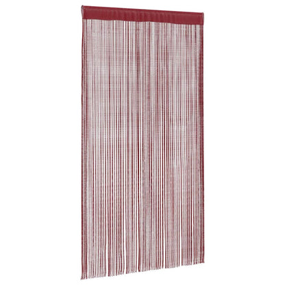 Tende a Filo 2 pz 140x250 cm Rosso Bordò | homemem39