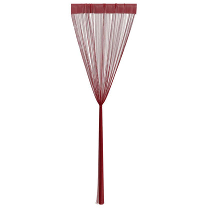 Tende a Filo 2 pz 140x250 cm Rosso Bordò | homemem39