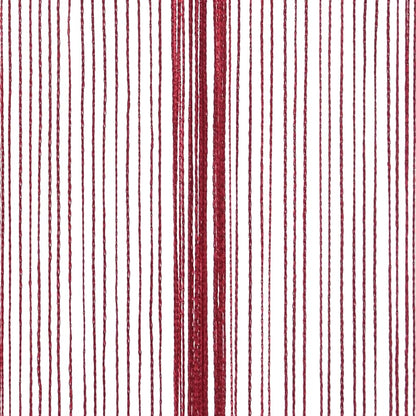 Tende a Filo 2 pz 140x250 cm Rosso Bordò