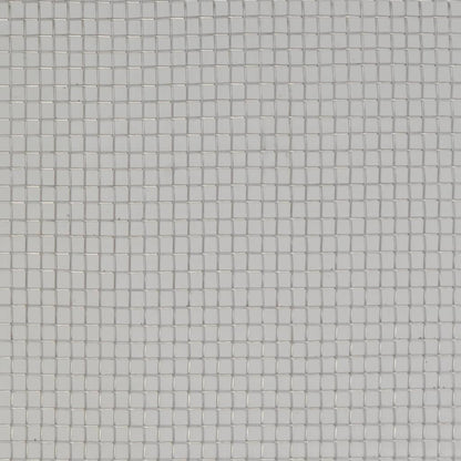 Recinzione in Rete in Acciaio Inossidabile 100x500 cm Argento