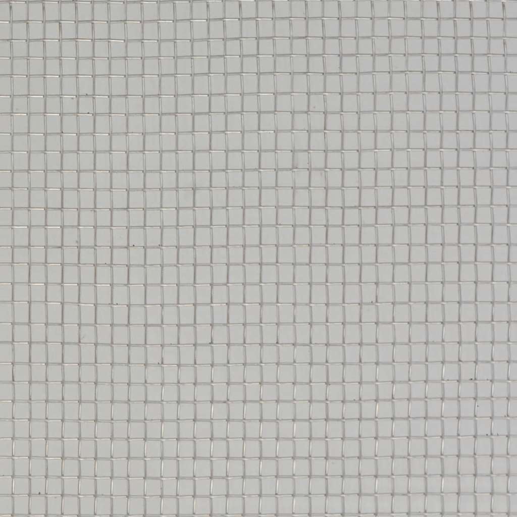 Recinzione in Rete in Acciaio Inossidabile 100x1000 cm Argento | homemem39