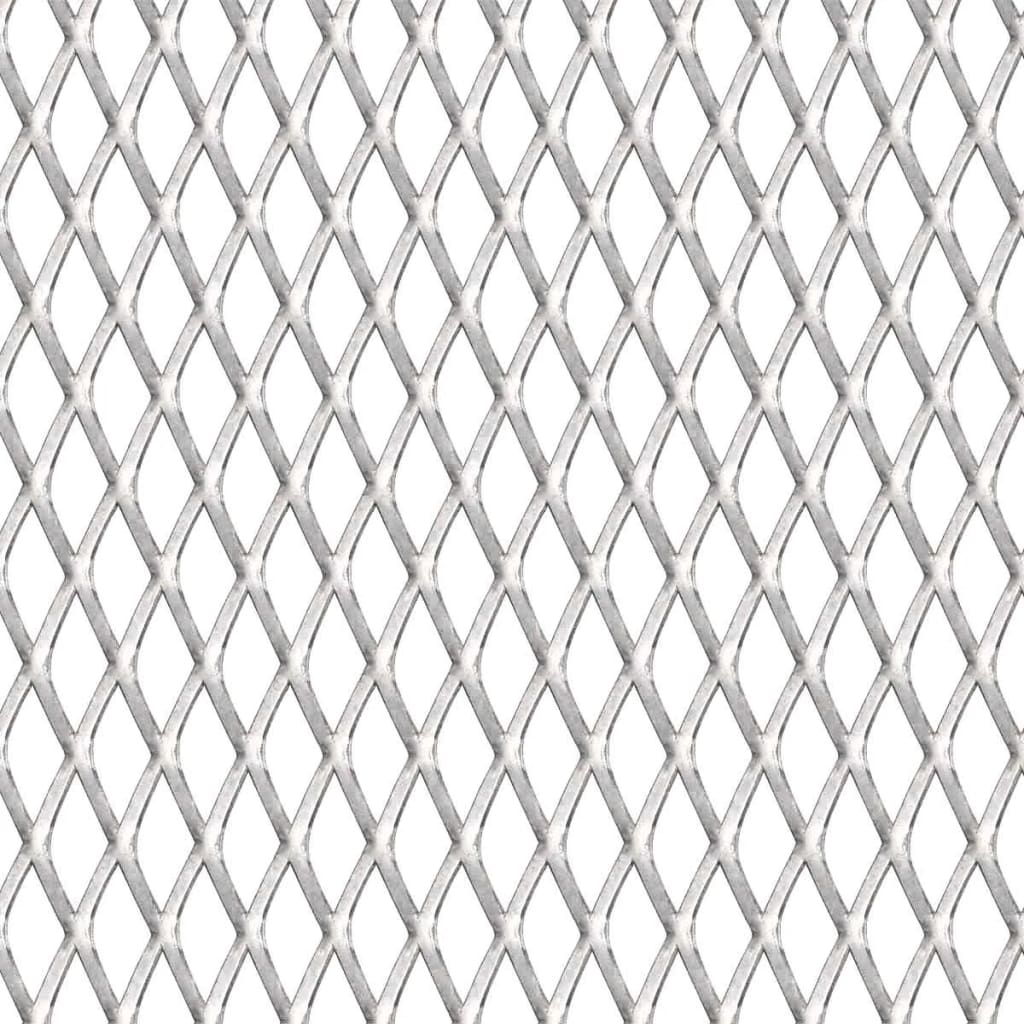 Recinzione da Giardino in Rete Acciaio Inox 100x85cm 20x10x2 mm