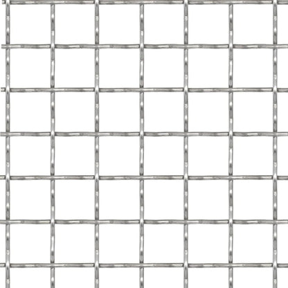 Recinzione in Rete Modulare in Acciaio Inox 50x50 cm 11x11x2 mm | homemem39