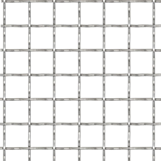 Recinzione in Rete Modulare in Acciaio Inox 50x50cm 21x21x2,5mm