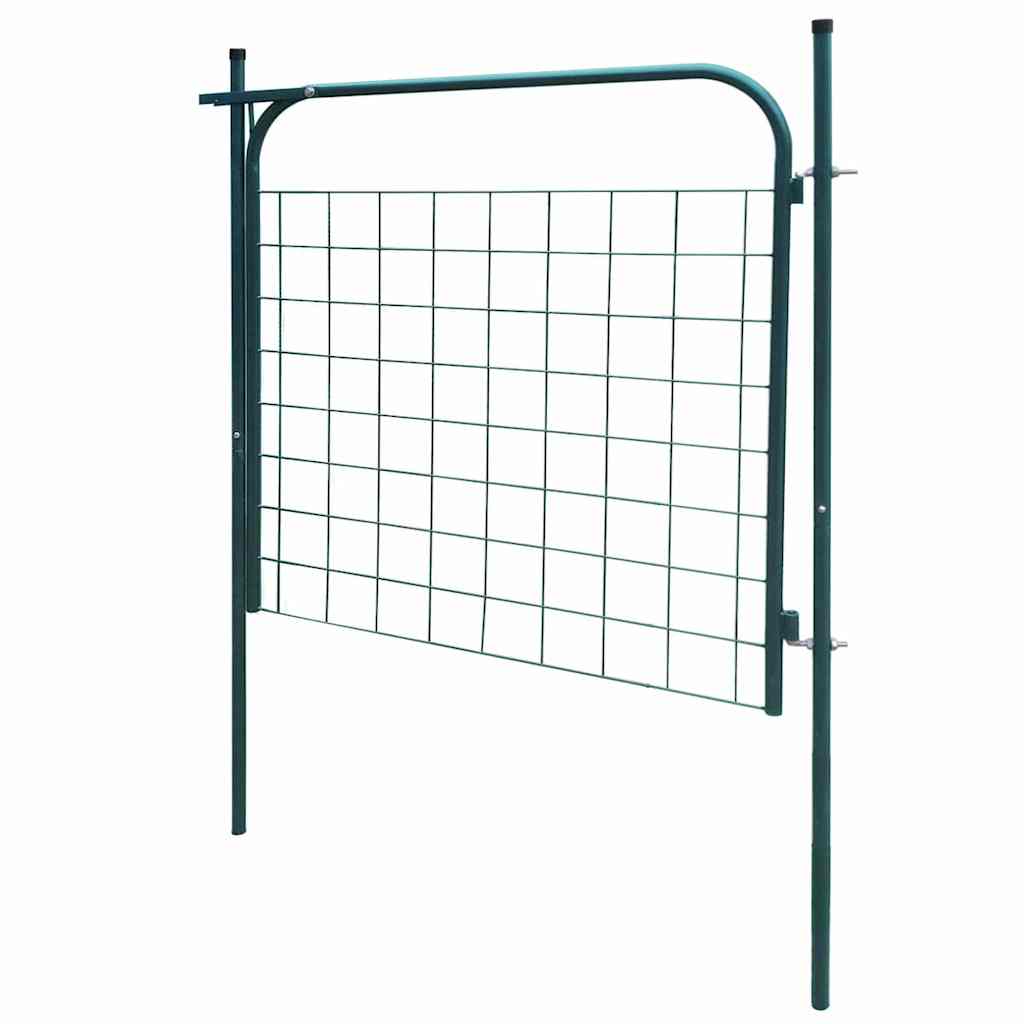 Cancello per Recinzione da Giardino 100x100 cm Verde | homemem39