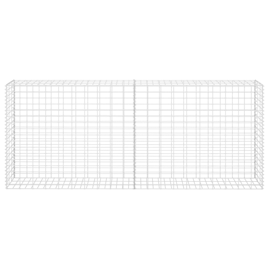 Gabione aus verzinktem Stahlgeflecht 85x30x200 cm