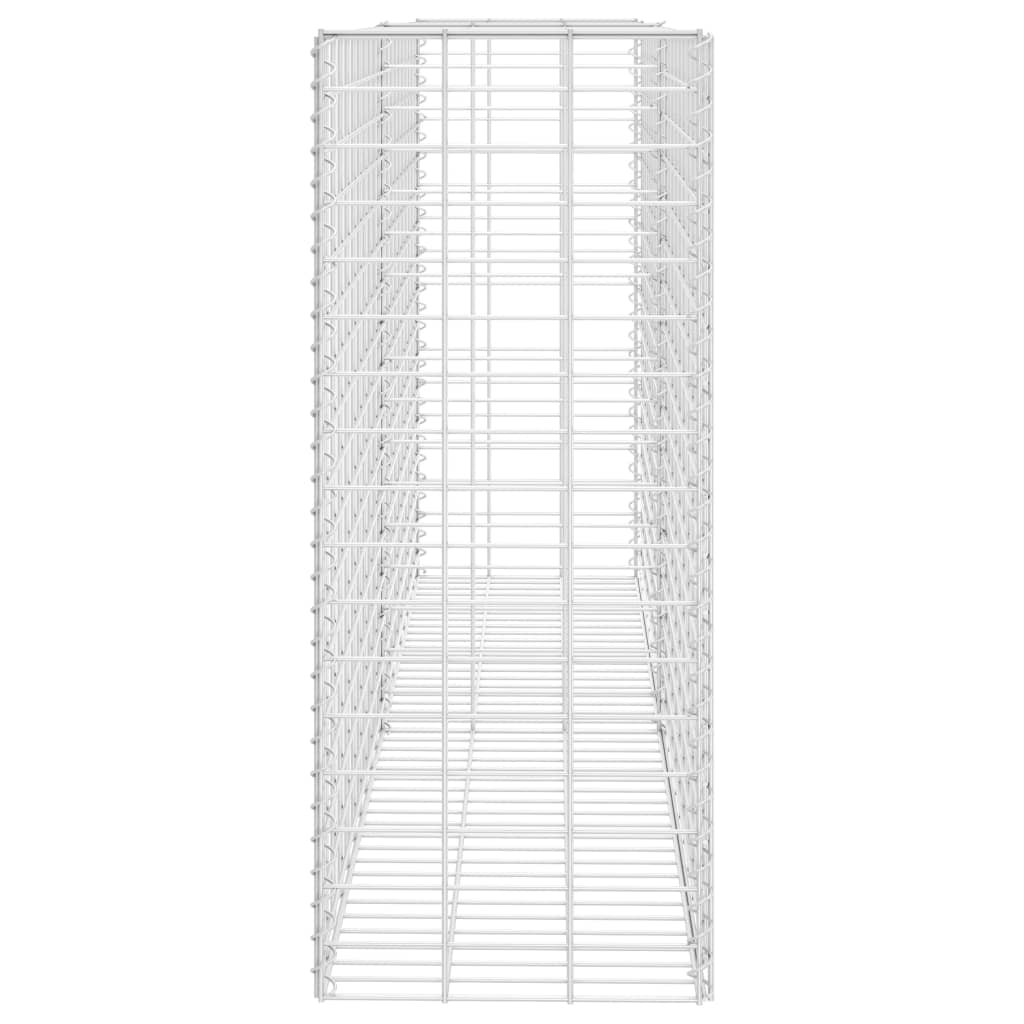 Gabione aus verzinktem Stahlgeflecht 85x30x200 cm