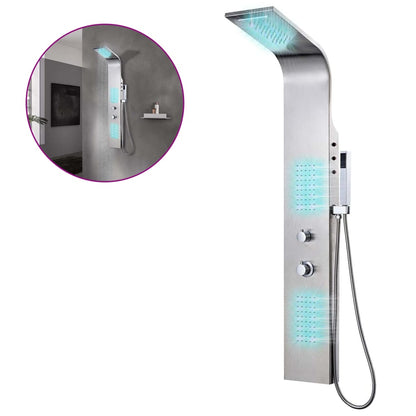 Pannello Doccia in Acciaio Inossidabile Curvo - homemem39