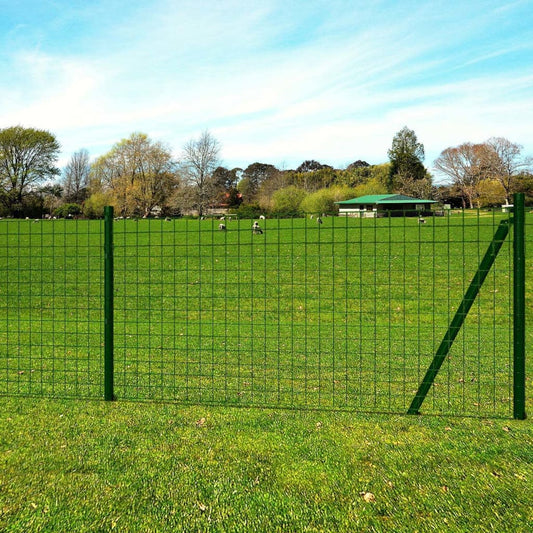 Euro Steel Fence 25x1.5 m Green