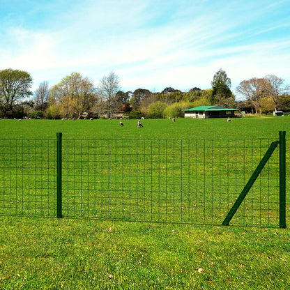 Euro Steel Fence 25x0.8 m Green