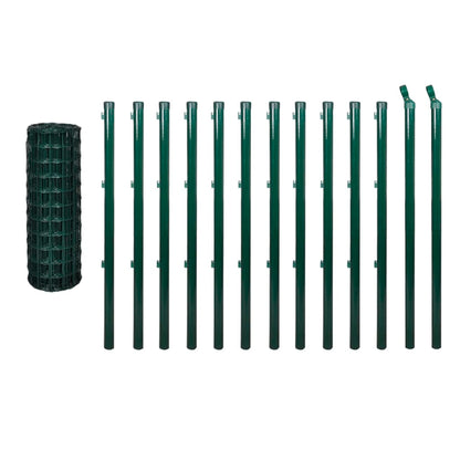 Euro Steel Fence 25x1 m Green