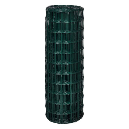 Recinzione Euro in Acciaio 25x1,7 m Verde