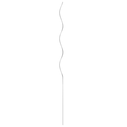 5 pz Supporti a Spirale per Piante 110 cm in Acciaio Zincato