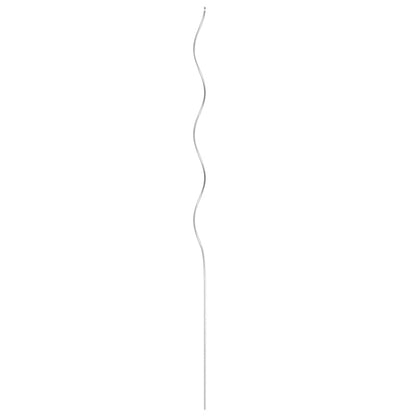 5 pz Supporti a Spirale per Piante 110 cm in Acciaio Zincato