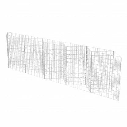 Gabbione in Rete in Acciaio Zincato 300x30x100 cm | homemem39