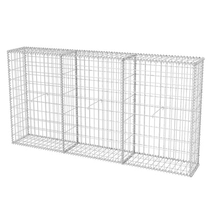 Gabbione in Rete in Acciaio Zincato 200x30x100 cm | homemem39