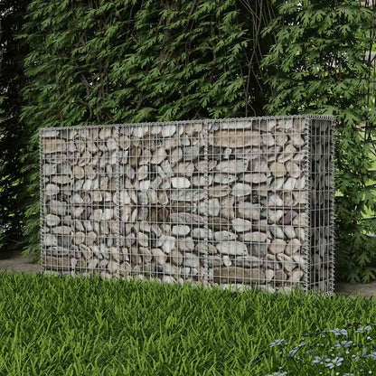 Gabbione in Rete in Acciaio Zincato 200x30x100 cm | homemem39
