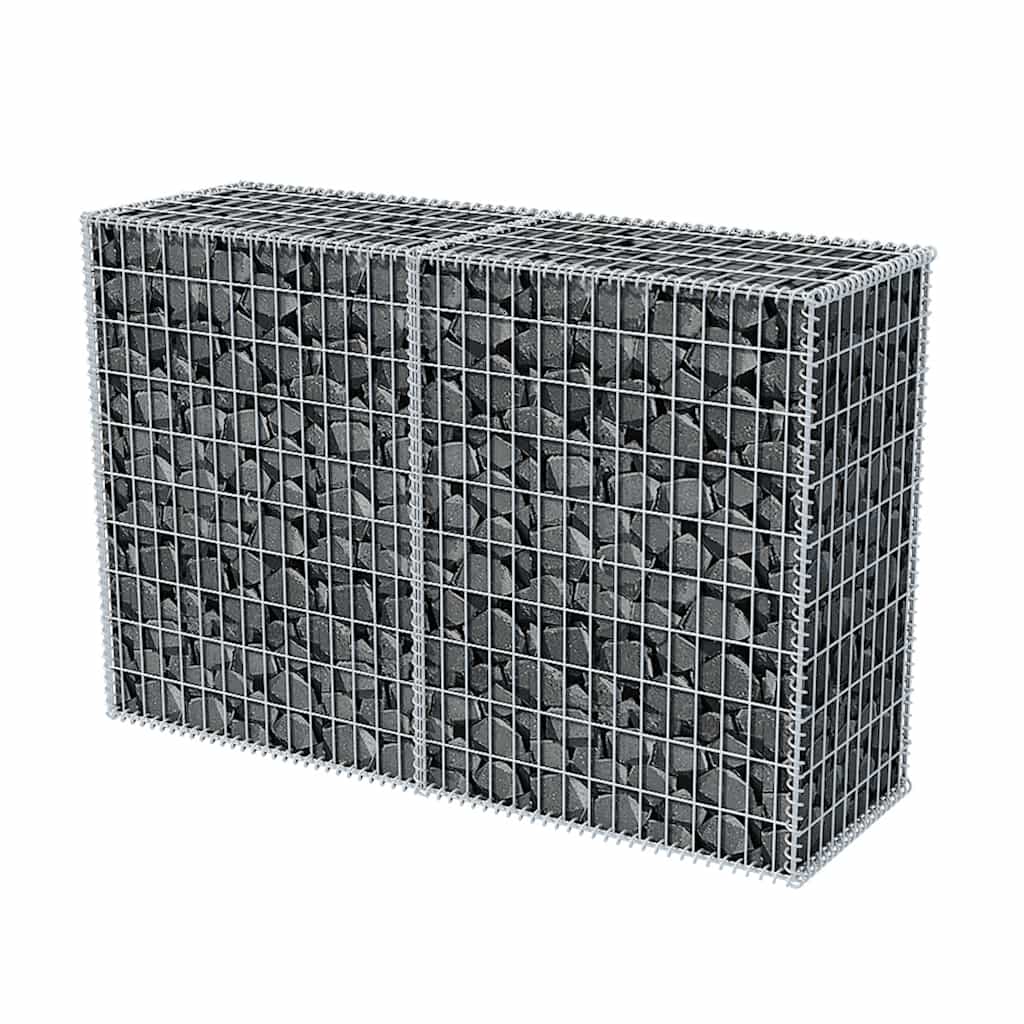 Gabbione in Rete in Acciaio Zincato 150x50x100 cm | homemem39