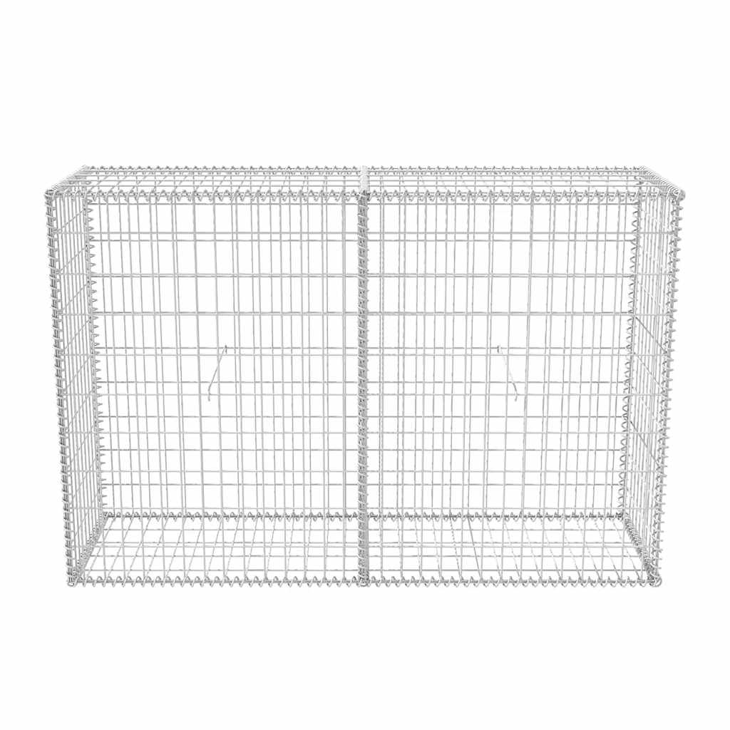 Gabbione in Rete in Acciaio Zincato 150x50x100 cm | homemem39