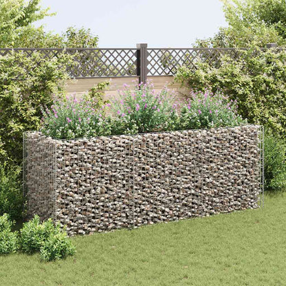 Gabbione Letto Rialzato da Giardino in Acciaio 270x90x100 cm | homemem39
