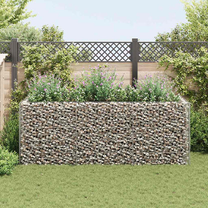 Gabbione Letto Rialzato da Giardino in Acciaio 270x90x100 cm | homemem39
