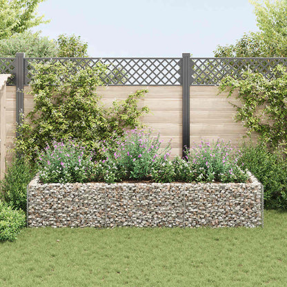 Gabbione Letto Rialzato da Giardino in Acciaio 270x90x50 cm | homemem39