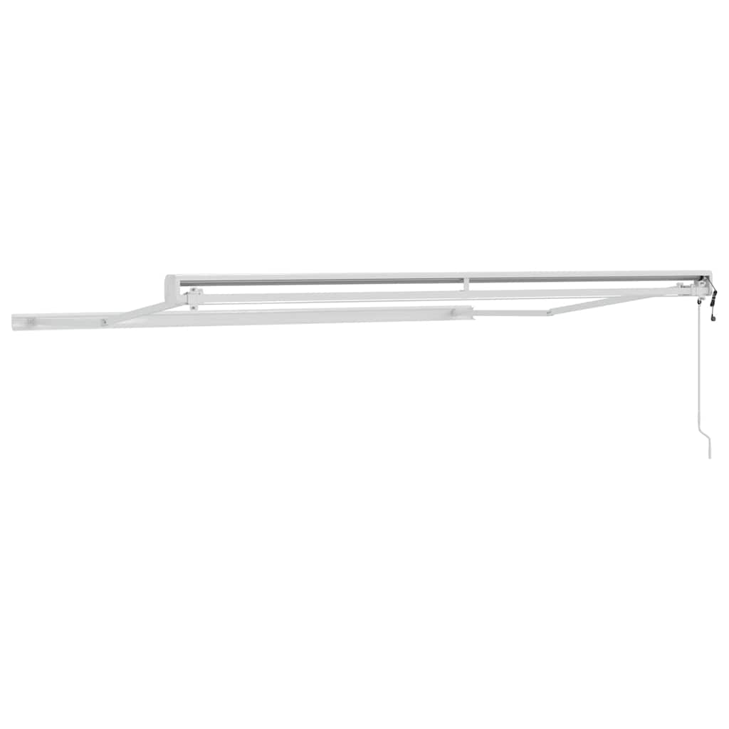 Tenda da Sole Bianco 3 x 2,5 m Metallo - homemem39
