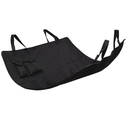 Coperta per Cani per Sedile Posteriore Auto 148x142 cm nero | homemem39