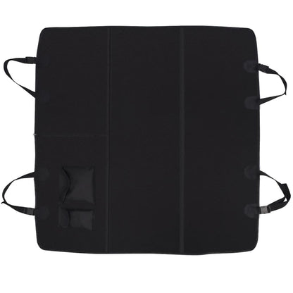 Coperta per Cani per Sedile Posteriore Auto 148x142 cm nero | homemem39