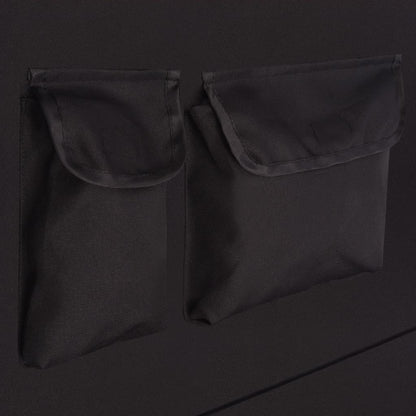 Coperta per Cani per Sedile Posteriore Auto 148x142 cm nero | homemem39