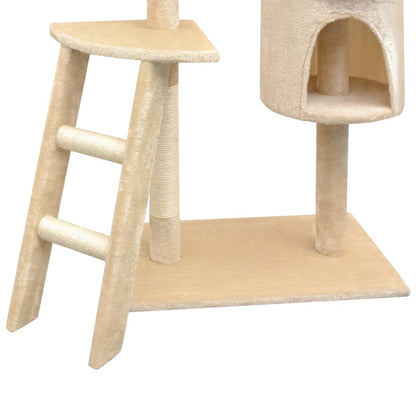 Albero per Gatti con Tiragraffi Sisal 150 cm Beige | homemem39
