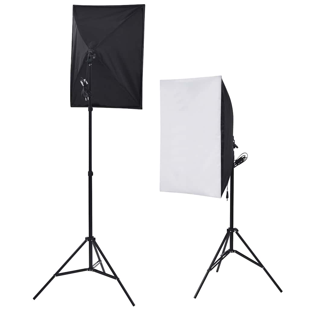 Kit Studio Fotografico 5 Sfondi Colorati & 2 Softbox - homemem39