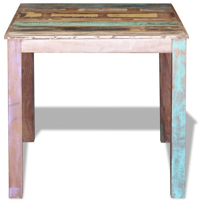 Tavolo da Pranzo in Legno Massello di Recupero 80x82x76 cm