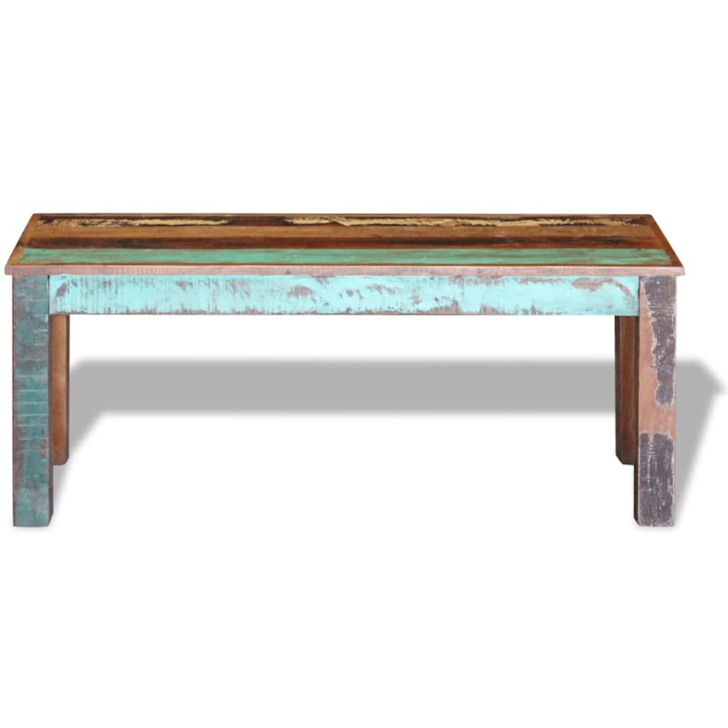 Panca in Legno Massello di Recupero 110x35x45 cm | homemem39