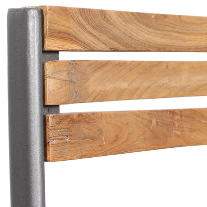 Sedie da Pranzo 2 pz in Legno Massello di Teak | homemem39