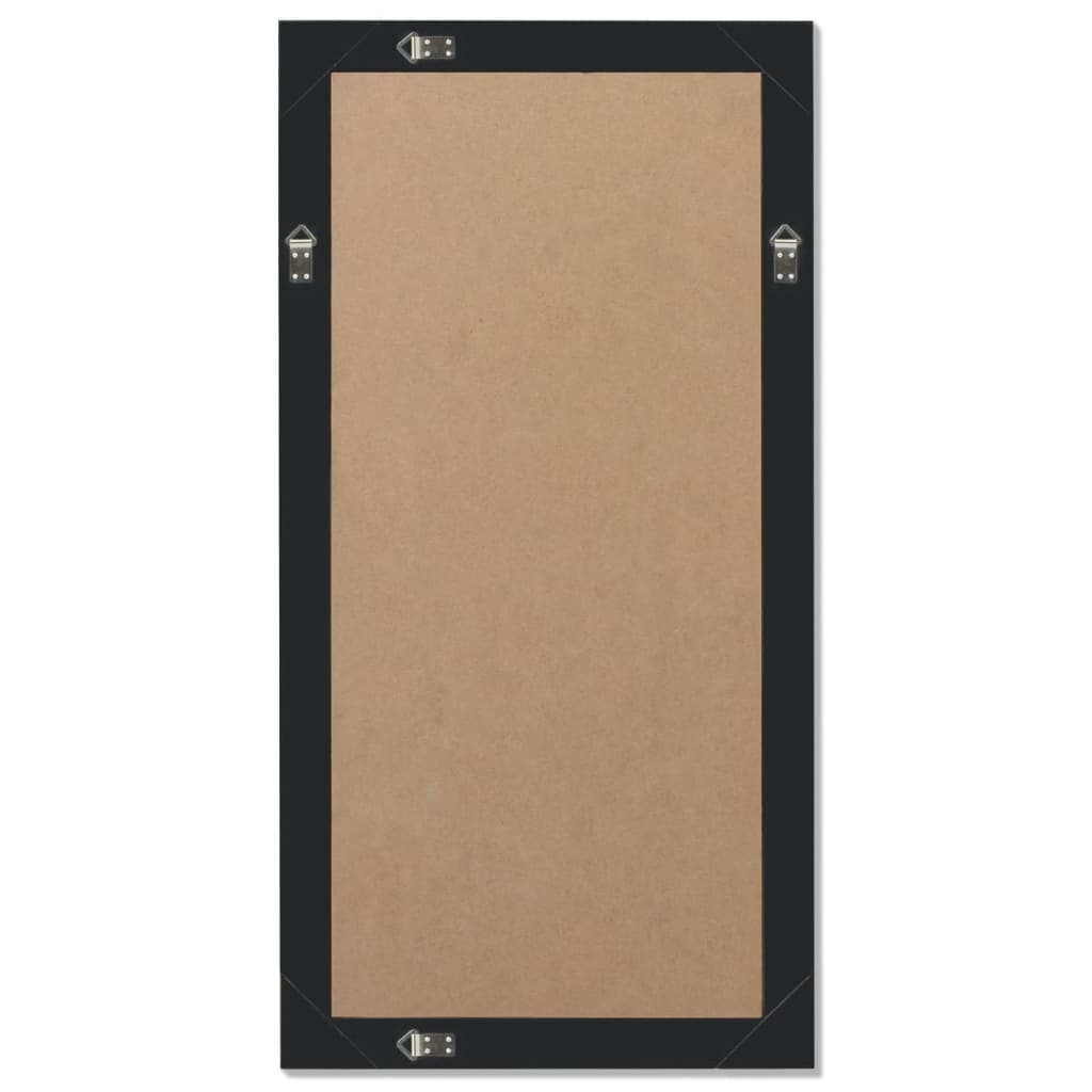 Specchio da Parete Stile Barocco 100x50 cm Nero | homemem39