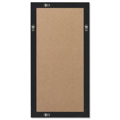 Specchio da Parete Stile Barocco 100x50 cm Nero - homemem39