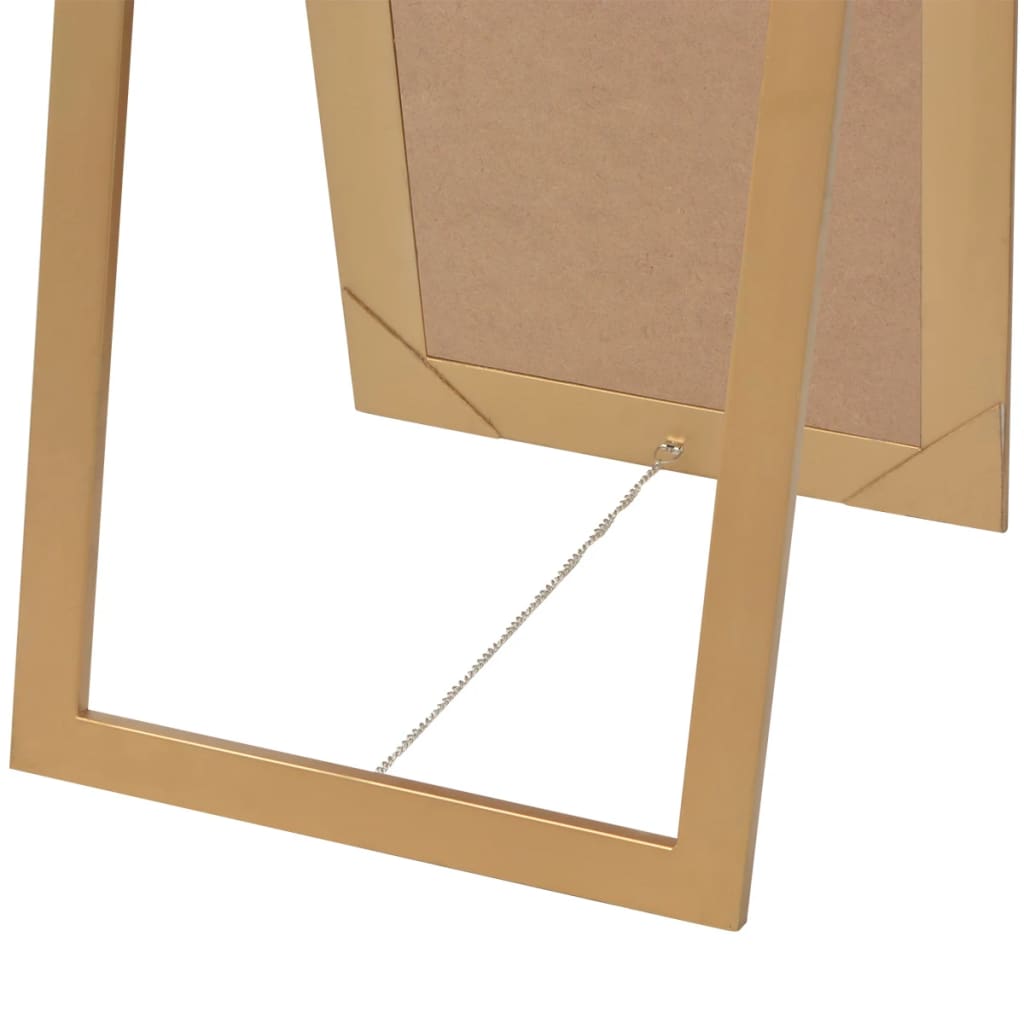 Specchio Autoportante Stile Barocco 160x40 cm Oro - homemem39