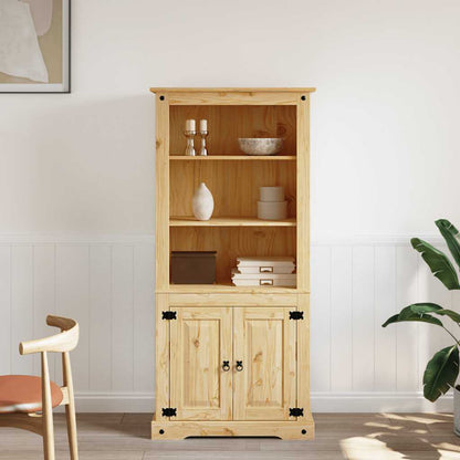 Credenza in Legno di Pino Messicano Corona Range 80x40x170 cm | homemem39