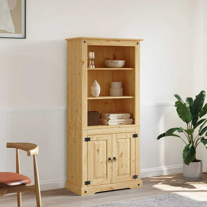 Credenza in Legno di Pino Messicano Corona Range 80x40x170 cm | homemem39