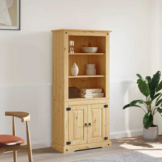Credenza in Legno di Pino Messicano Corona Range 80x40x170 cm | homemem39