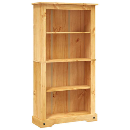 Libreria a 4 Ripiani Pino Messicano Corona Range 80x29x150 cm | homemem39
