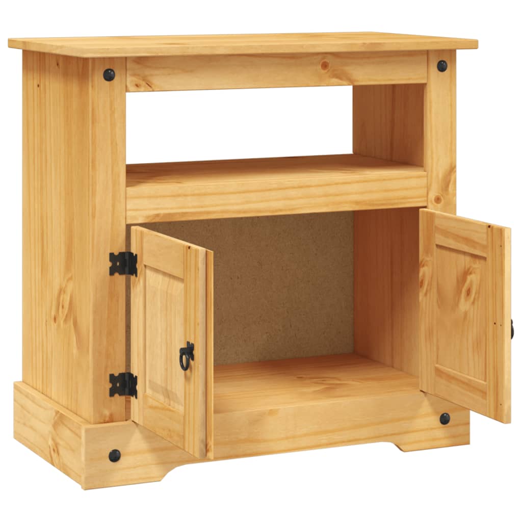 Mobile Porta TV Legno Pino Messicano Corona Range 80x43x78 cm