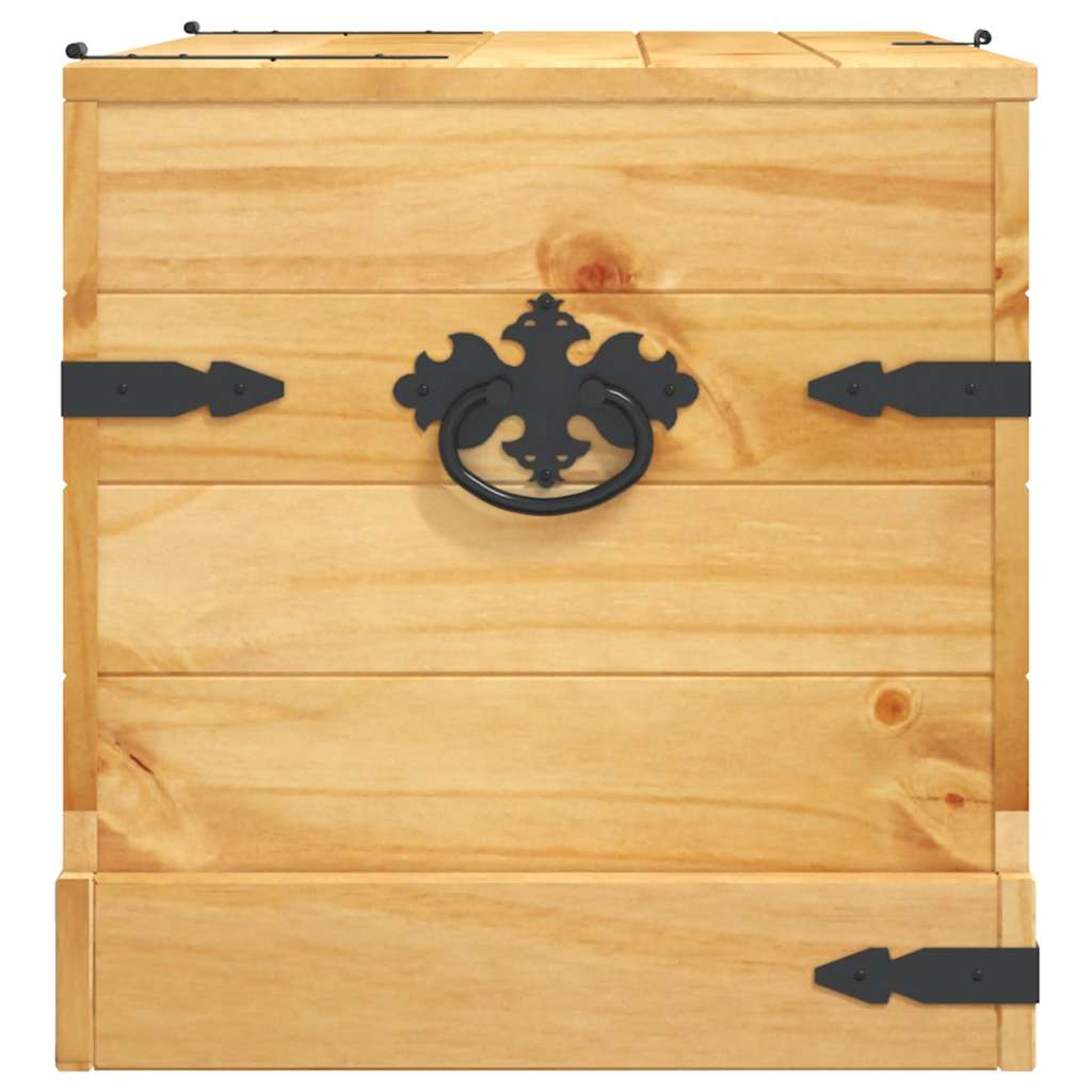 Cassapanca in Pino Messicano Corona Range 91x49,5x47 cm - homemem39